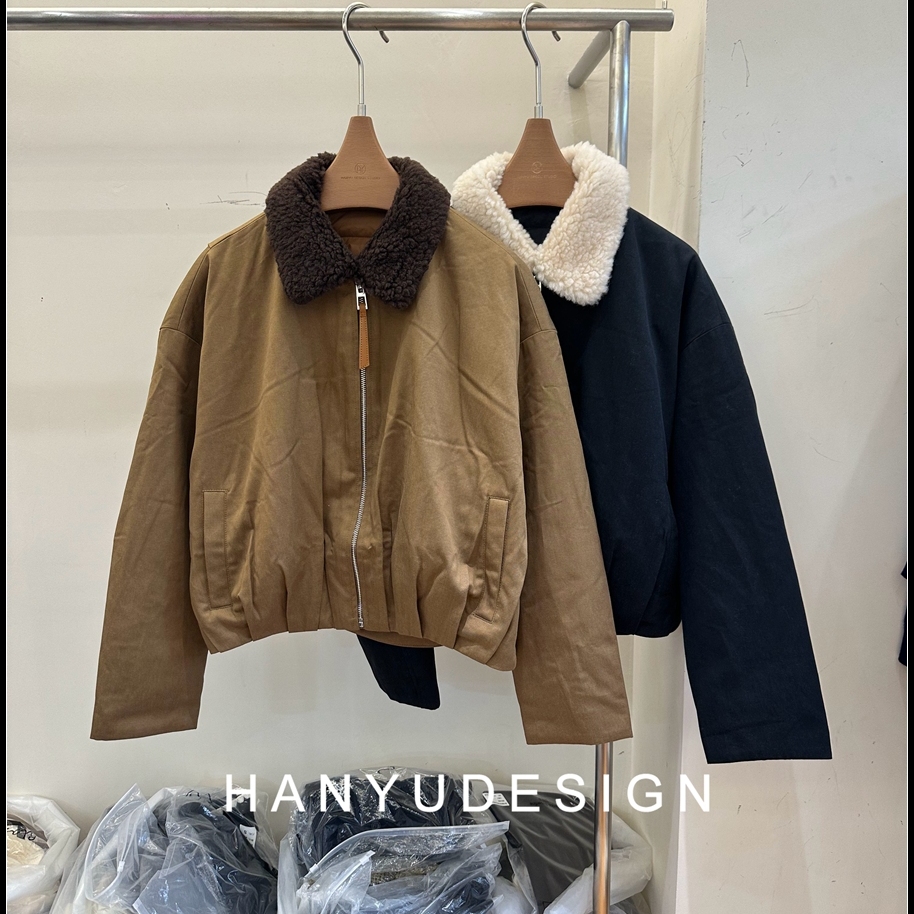 韩钰DESIGN美式复古羽绒服