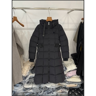 连帽90羽绒女加厚保暖收腰过膝外套 长款 韩钰DESIGN