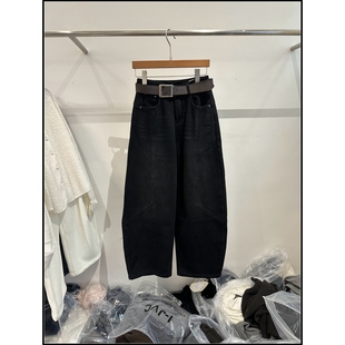 加绒加厚阔腿牛仔裤 经典 洋气百搭弯刀裤 女 韩钰DESIGN