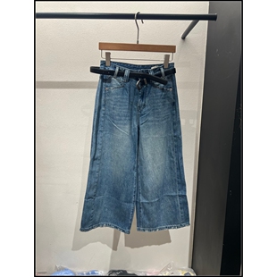 设计感直筒高腰显瘦牛仔裤 26早春新款 女 韩钰DESIGN
