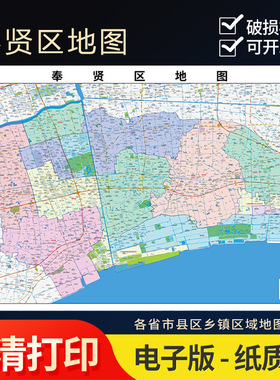 2025年奉贤区地图贴图办公室街道壁贴超大装饰画定街道