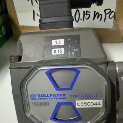 议价4.36.2.4 压差指示器 BOLLFILTER 0.15MPa压差检测器件维修