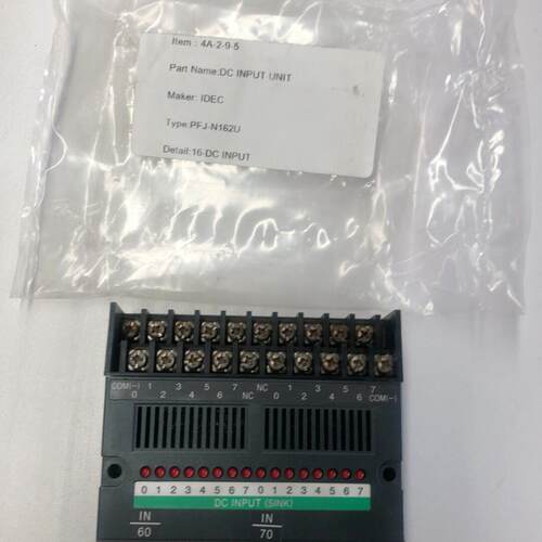 议价PFJ-N162U 4A-2-9-5 PLC输入模块 IDEC和泉直流工控模块维修