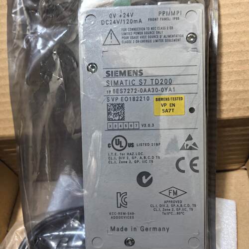 议价6ES7272-0AA30-0YA1 SIMATIC S7 TD200 工控文本显示模块维修