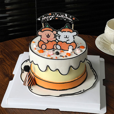 万圣节蛋糕装饰南瓜插件