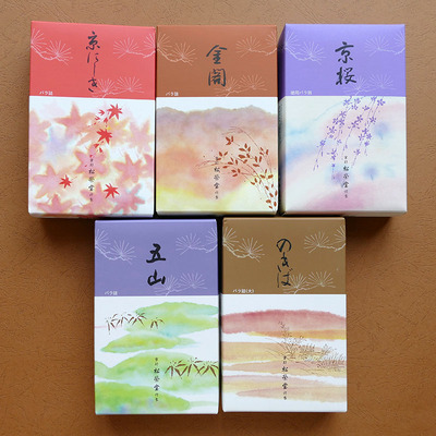 日本松荣堂金阁线香香薰室内熏香