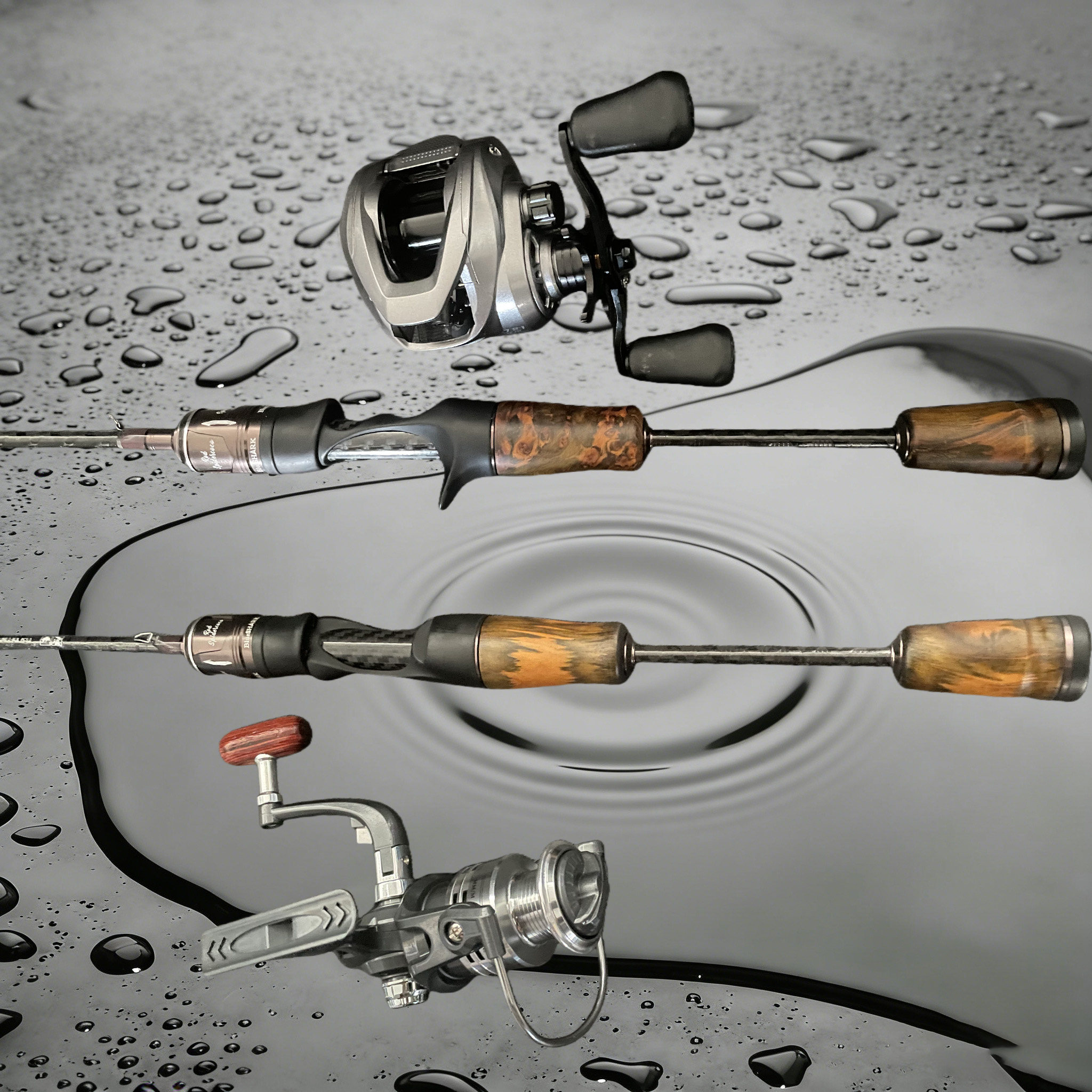 蓝鲨蜘蛛微物竿实心竿稍ul路亚竿超软弹射马口竿纺车轮水滴轮套装,户外/登山/野营/旅行用品,路亚竿,淘宝优惠券,粉丝福利购,淘宝优惠卷