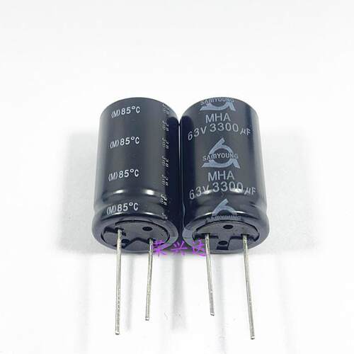 原装韩国三莹 音频功放滤波 电解电容 63V3300UF 3300UF63V 22*35