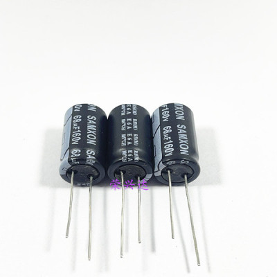 160V68UF 68UF160V 全新原装万裕三信 液晶电源 电解电容 13*20