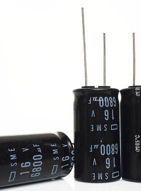 全新原装日本黑金刚 电解电容 16V6800UF 6800UF16V 体积：18*35