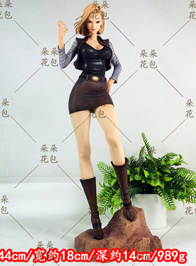 七龙珠动漫周边桌搭摆件人造人18号超大手办二次元美少女模型礼物