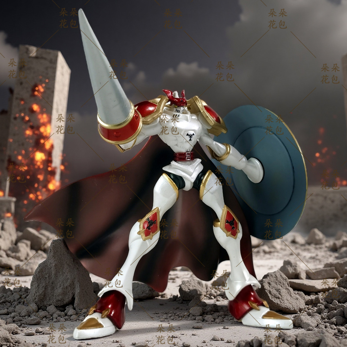 数码宝贝世界图鉴数码暴龙红莲骑士兽皇家骑士公爵兽手办潮玩礼物