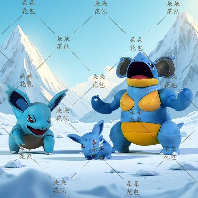 BKM宠物精灵二次元公仔潮玩尼多王后进化组手办模型动漫周边礼物