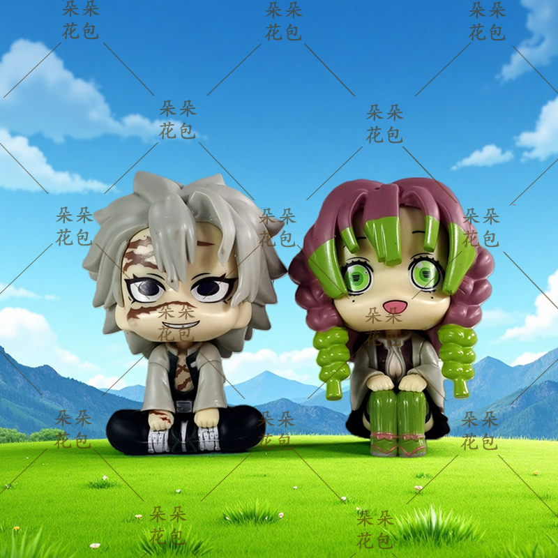 创意可爱Q版不死川实弥甘露寺蜜璃公仔手办动漫周边潮玩装饰摆件