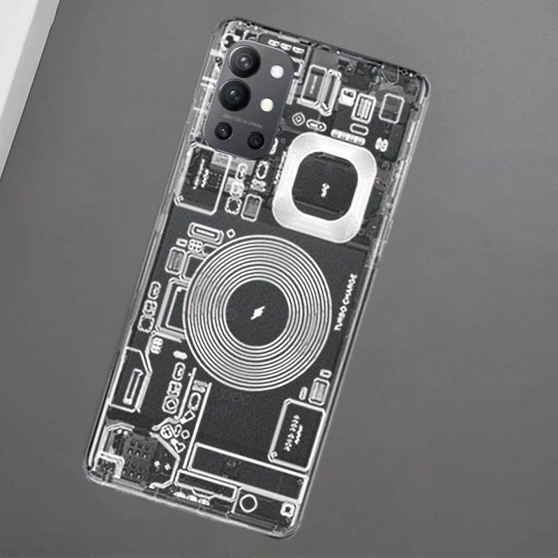 适用于一加9R塑料后盖OnePlus9R手机外壳1+9r电池盖后屏维修背壳