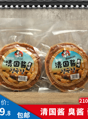 李农夫清国酱1050g韩国大酱汤专用酱朝鲜族臭豆酱延边特产正宗臭