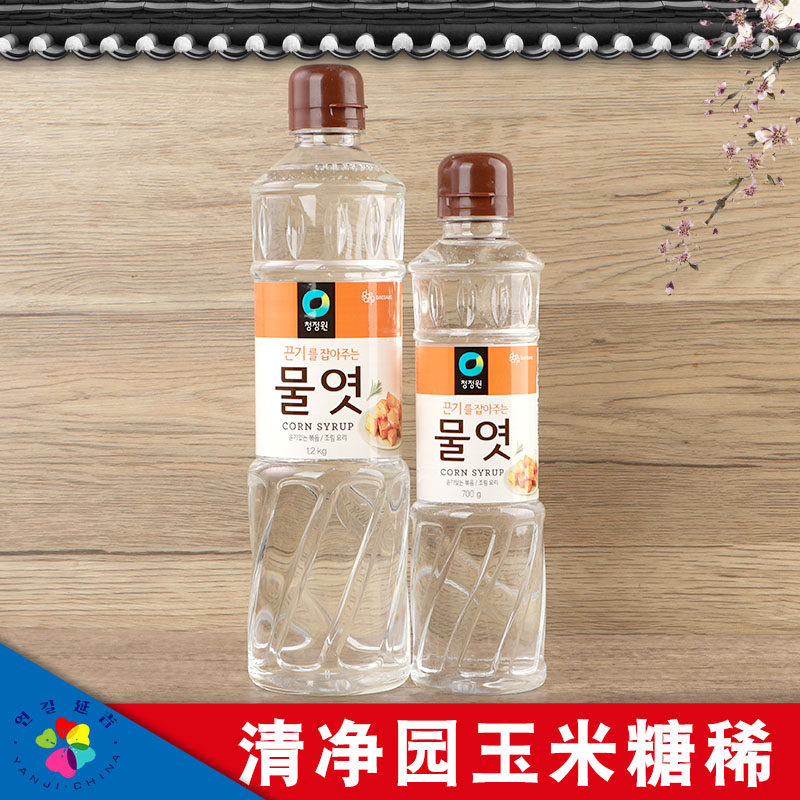 清净园玉米糖浆韩国玉米糖浆原装进口食用麦芽糖稀麦芽糖浆烘焙