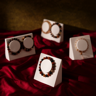 首饰展示架 白色石膏窄梯手串架手链手镯架饰品珠宝陈列拍摄道具