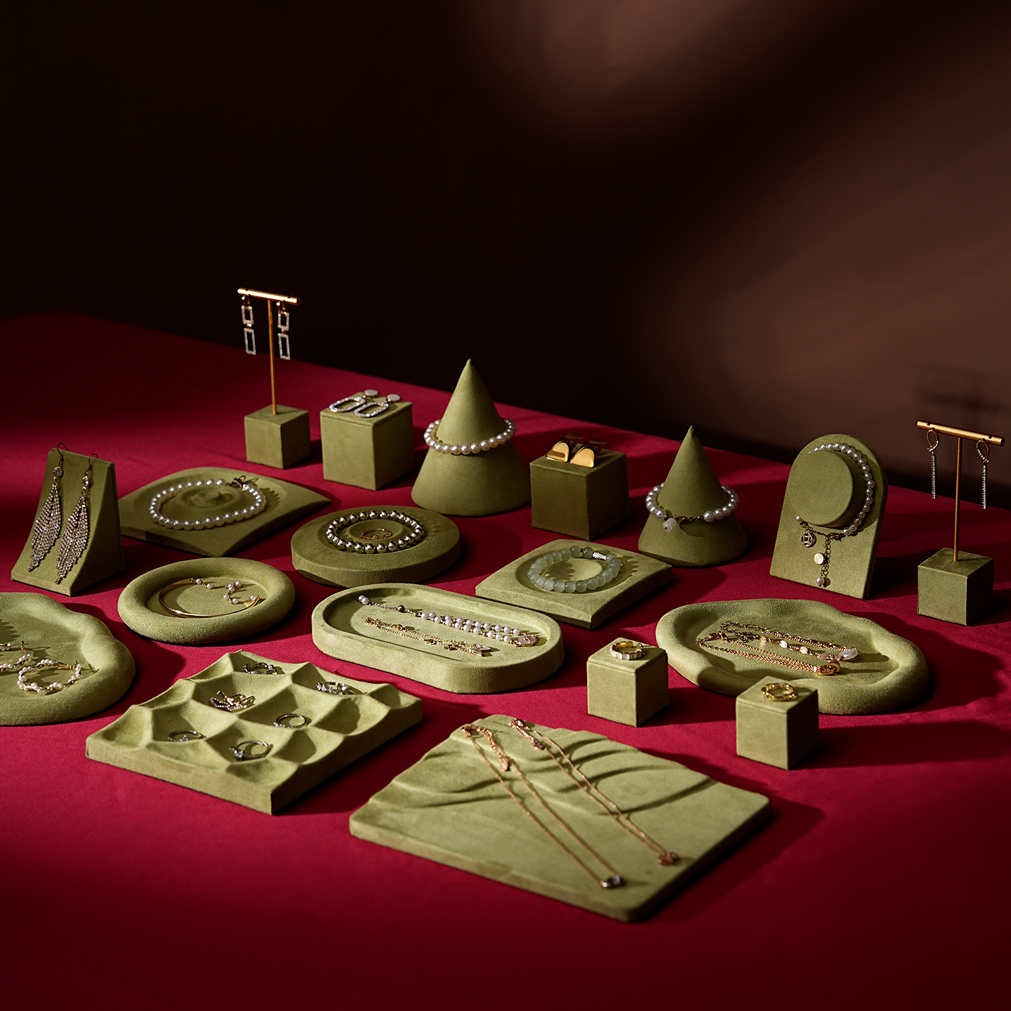 耳环展示架手串架饰品托盘