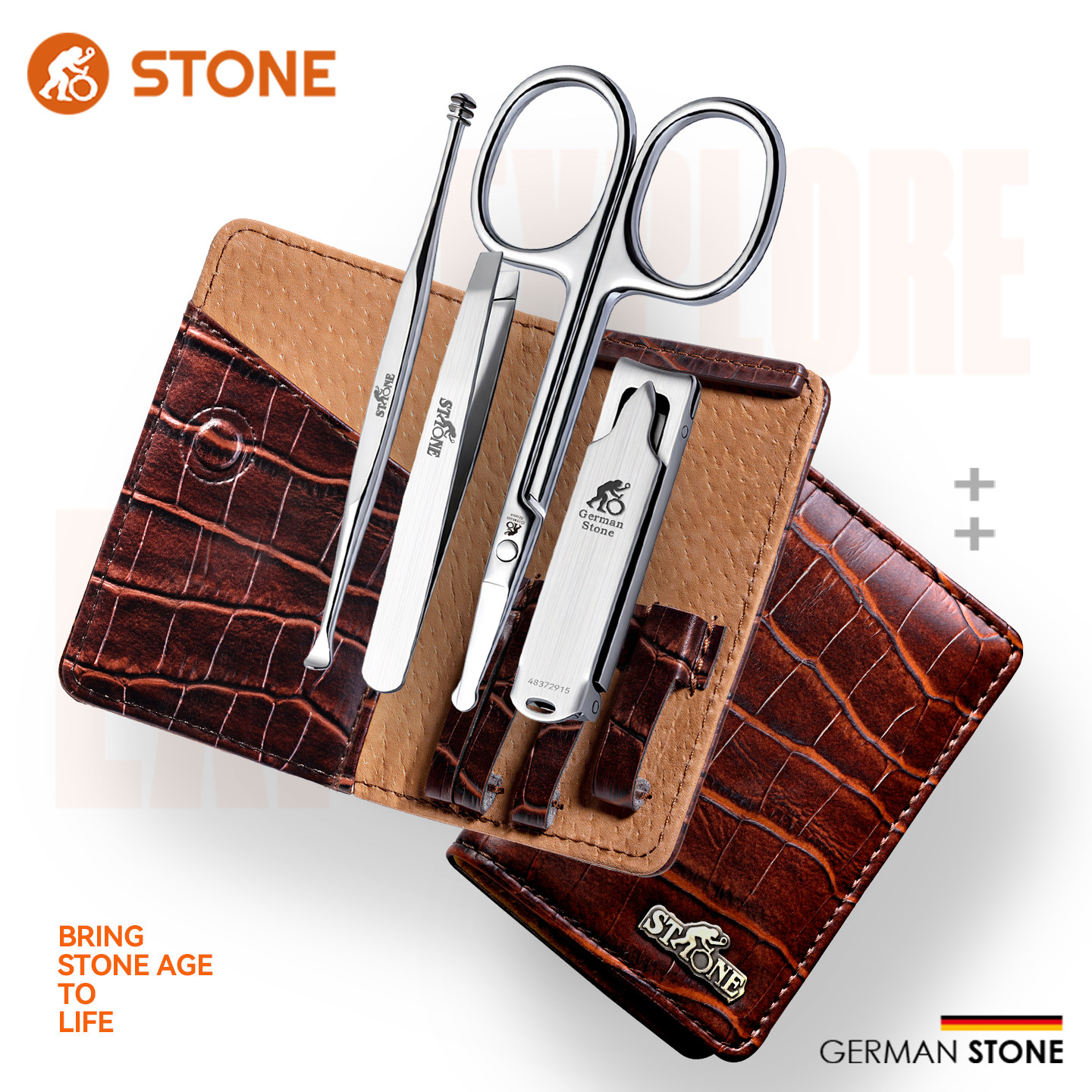 STONE/司顿指甲刀套装工具家用修美甲全套德国指甲钳剪指甲刀原装