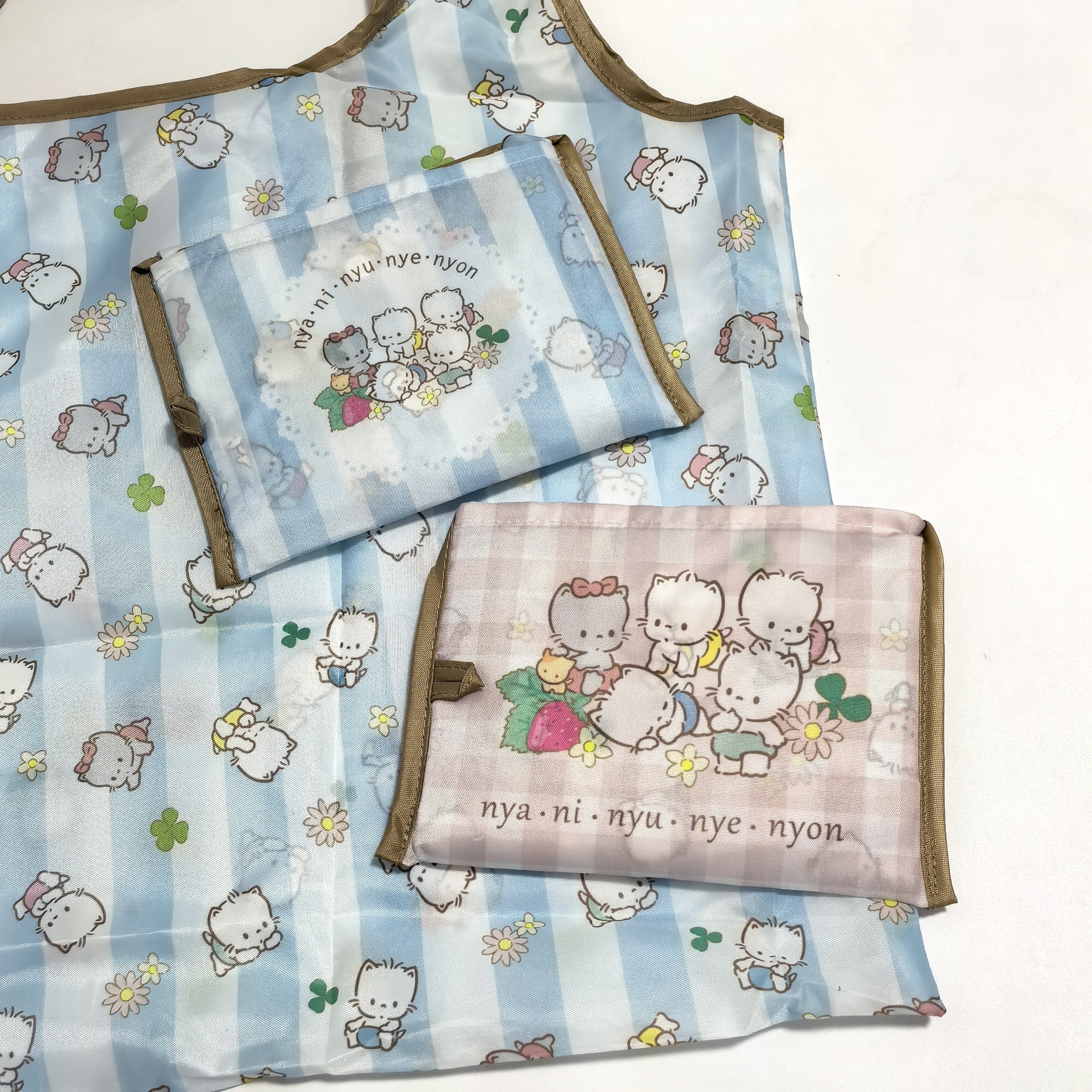 日单 可爱卡通三丽家猫咪 大容量可折叠环保袋 购物袋 收纳包,收纳整理,购物袋/环保袋/帆布袋,淘宝优惠券,粉丝福利购,淘宝优惠卷