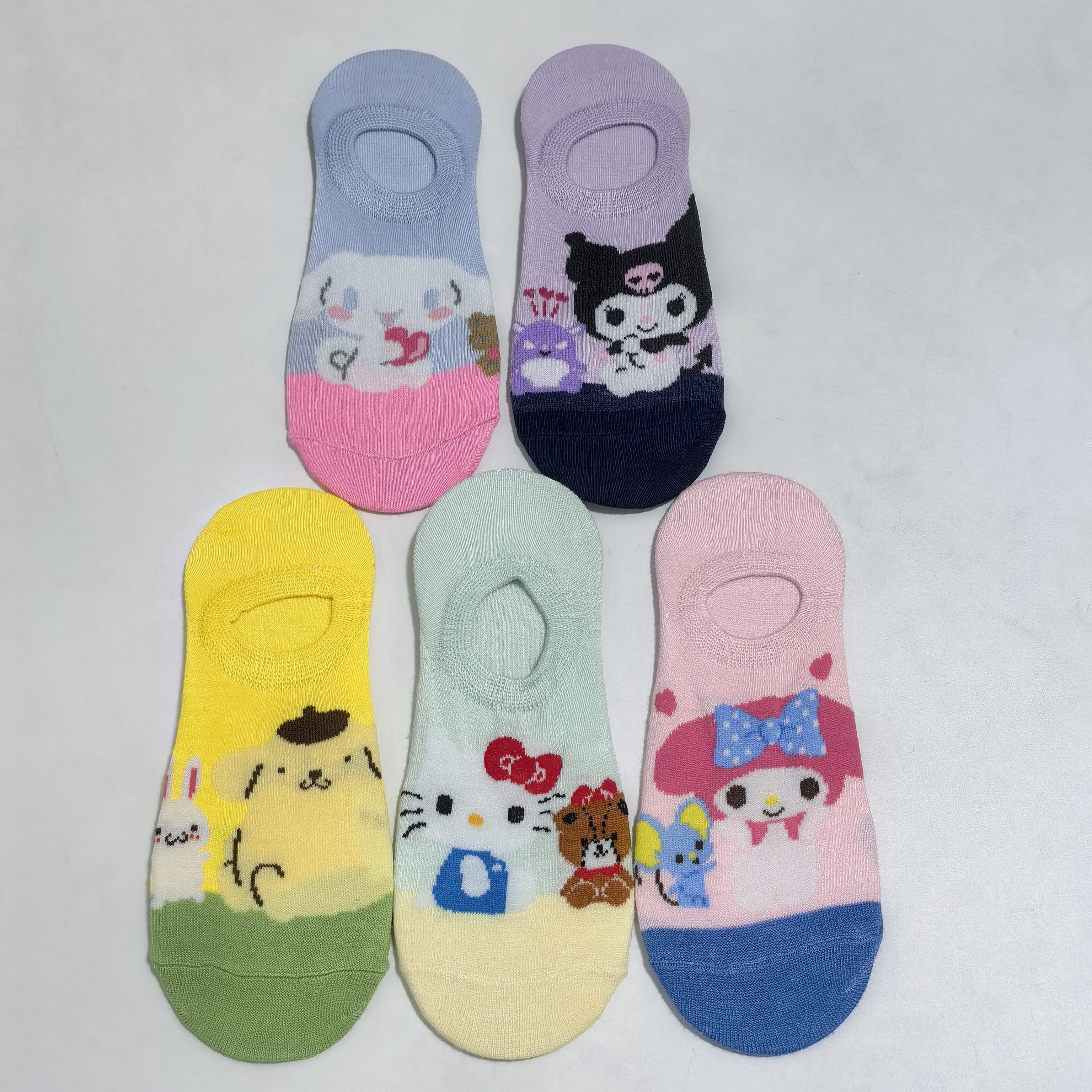 日单 可爱卡通HelloKitty美乐蒂玉桂狗 成人袜子 船袜,女士内衣/男士内衣/家居服,船袜,淘宝优惠券,粉丝福利购,淘宝优惠卷