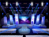 网红直播背景布3d立体主播背景墙dj灯光舞台直播间壁布装 饰背景纸