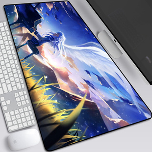 Angel Beats鼠标垫天使的心跳立华奏动漫周边电竞超大书桌键盘垫