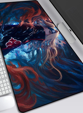 Deidara迪达拉鼠标垫火影地达罗晓组织周边团队定制超大作业桌垫