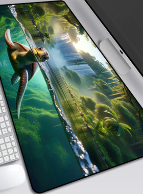 Reeves.Turtle乌龟鼠标垫小乌海龟潮龟族系列周边滑鼠键盘课桌垫