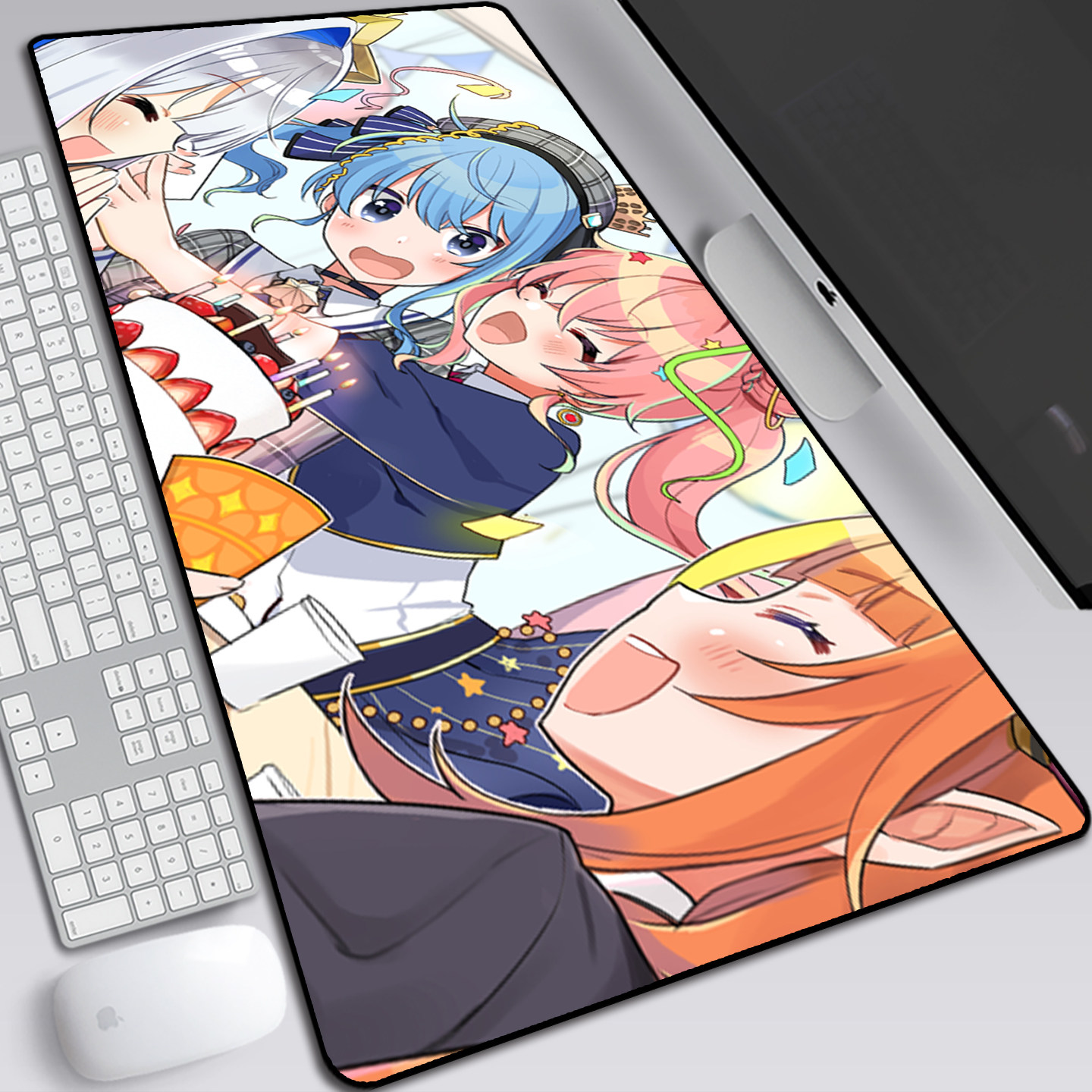 桐生可可鼠标垫KiryuCoco虚拟主播hololive4期生动漫周边键盘桌垫