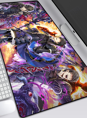 Fire emblem heroes火焰之纹章英雄鼠标垫中英文游戏地图键盘桌垫