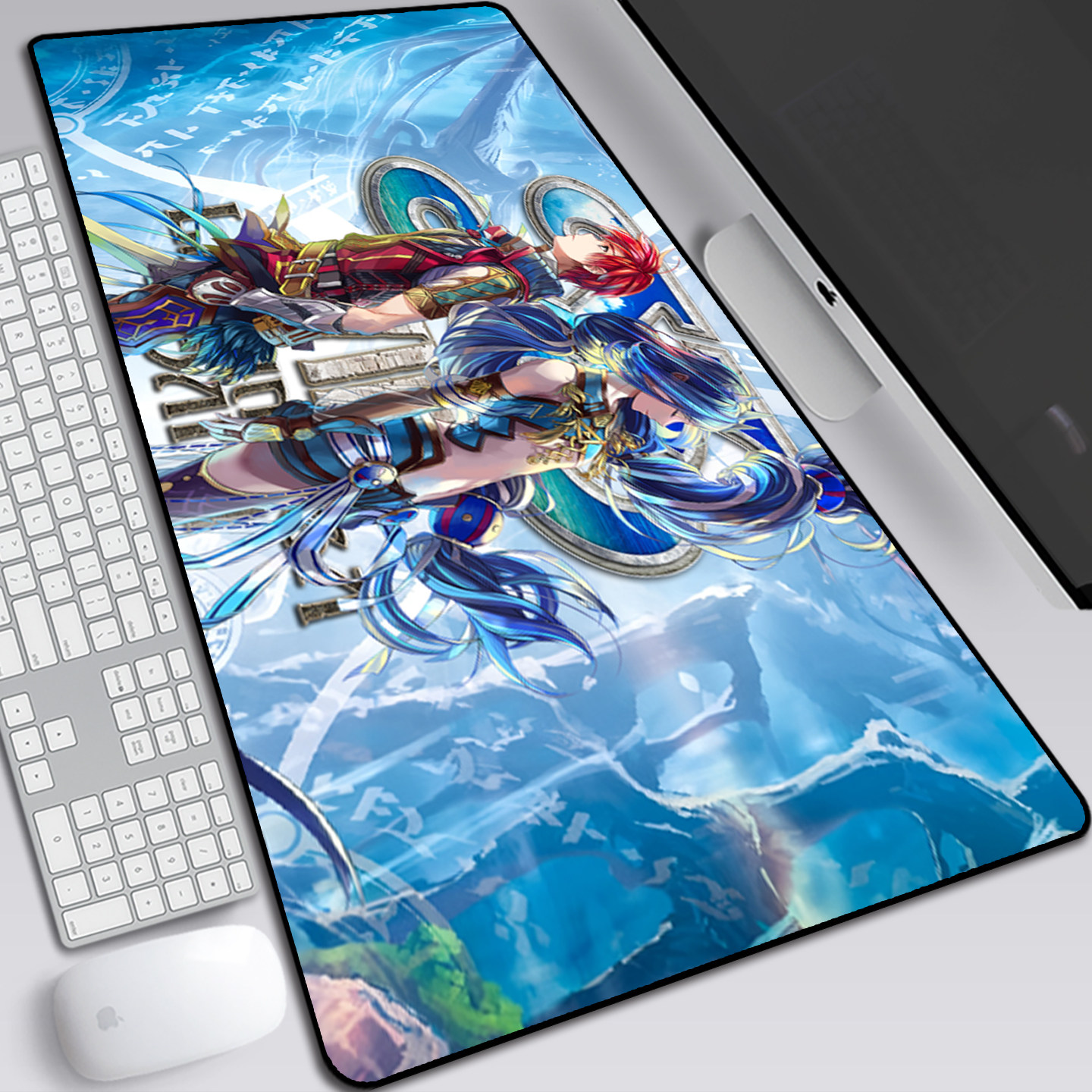 伊苏8鼠标垫YsⅧ达娜的安魂曲妲娜亚特鲁兰可莎拉克夏动漫书桌垫
