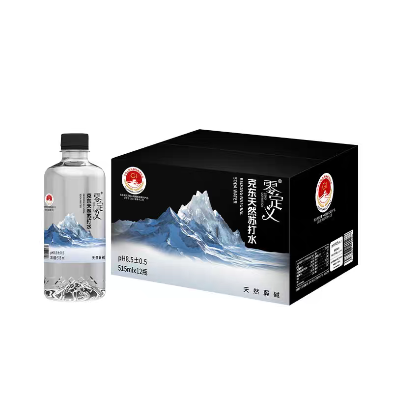 摩尔蓝克东天然苏打水高端弱碱性矿泉水515mlx12瓶整箱特价