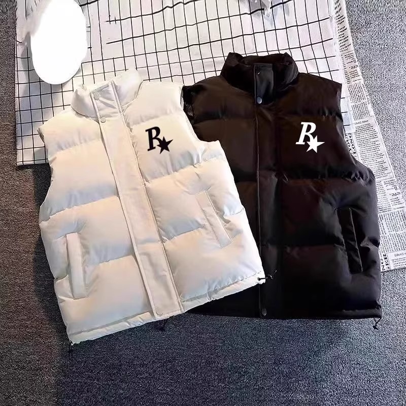 黑色羽绒马甲女款冬季202