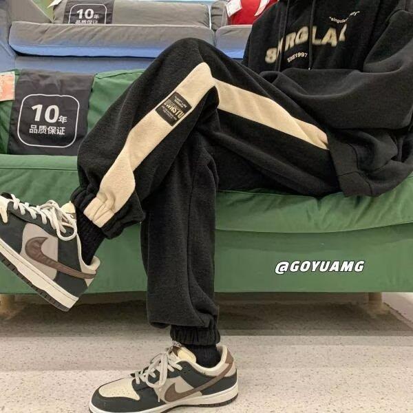 秋装新款潮牌百搭加厚卫裤