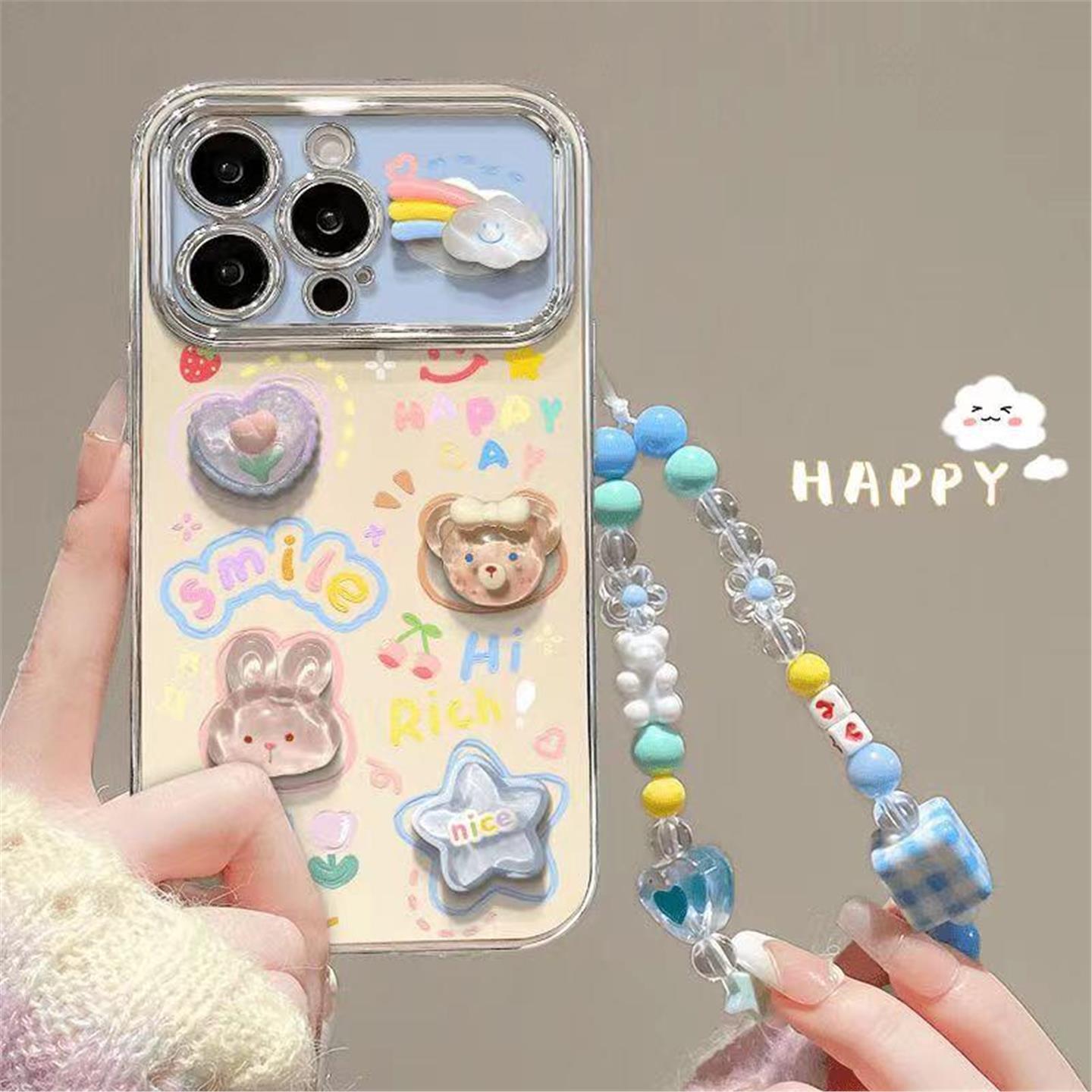 韩国BORA│适用OPPORENO8PRO手机壳挂件VIVOIQOOZ8防摔红米NOTE12