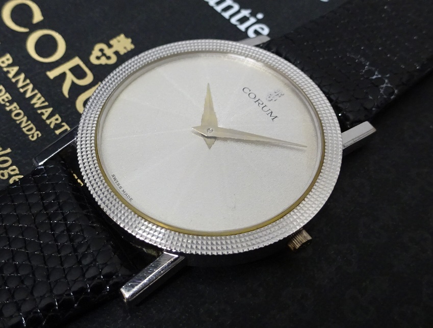 ÈðÊ¿¶þÊÖÔ×°ÊÖ±í À¥ÂØCORUM 18K°×½ð ʯӢ±í ÖÐÐÔ±í Äбí Å®±í