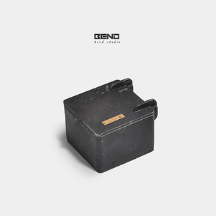 弯道工作室 STUDIO手工制造原创设计翻盖烟灰缸雪茄缸沉香盒 BEND