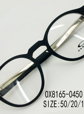 新款商务优质男士近视眼镜框镜架圆框板材纯钛复古运动OX8165SDLE