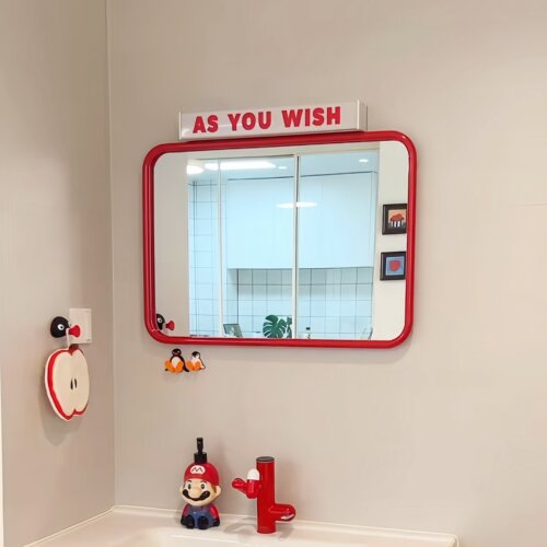 不锈钢浴室镜现代轻奢