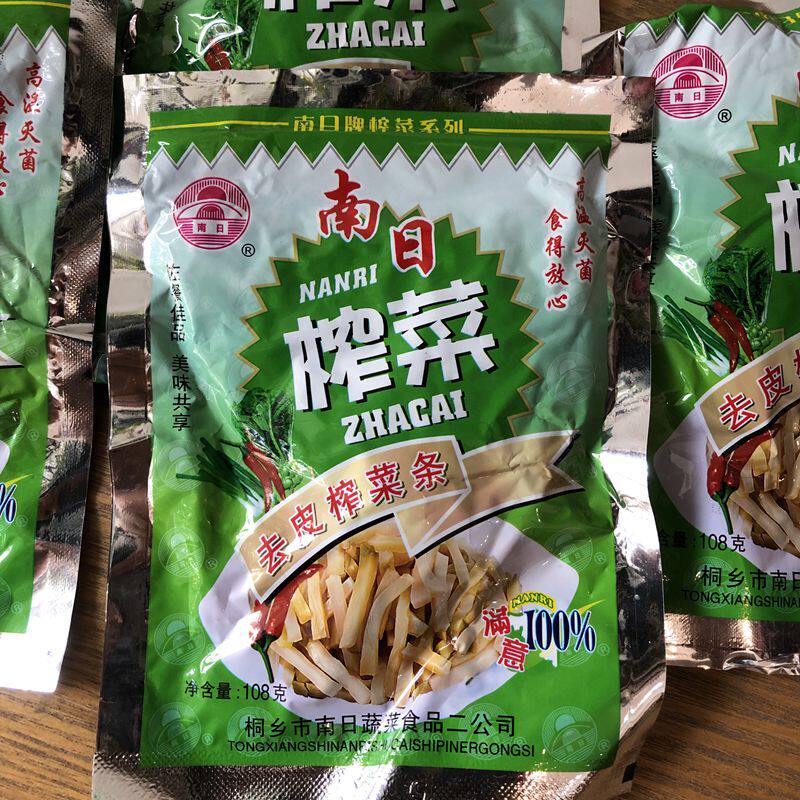 南日品牌去皮榨菜丝榨菜条泡菜/图片