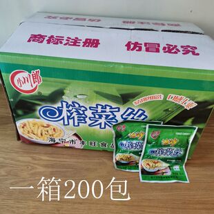小川郎油炒榨菜丝/50克一箱200包/酱菜