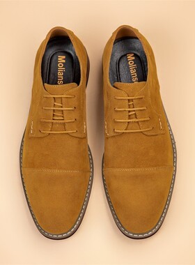 Men Leather Dress Shoes Desert Derbys Plus Size 男士沙漠皮鞋