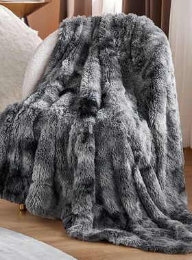 Soft Fuzzy Faux Fur Throw Blanket Sherpa Fleece Blanket毛毯