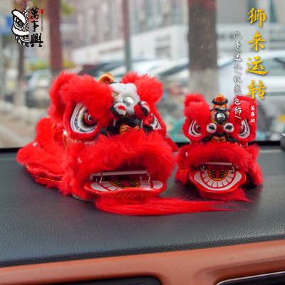 送外国人雄狮圆形网红非遗祝福