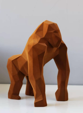 简约儿童房植绒创意小泰山金刚售楼处样板间电视柜书房艺术装饰品