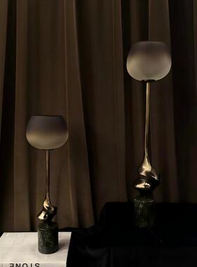 中古风复古风印度进口异形创意花器摆件样板间售楼处高端花瓶摆设