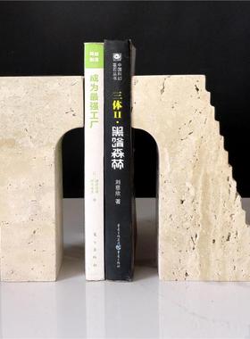 样板房方圆摆件大理石现代简约