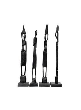 桌面抽象人物雕塑摆件现代简约